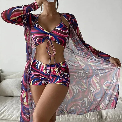 2024 Separate Tankini Set for Women-Two Piece Swimsuits